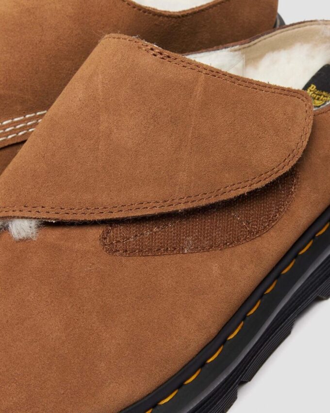 ZEBZAG ANYWAIR Warm gefütterte Wildleder-Pantoletten ZEBZAG ANYWAIR Warm gefütterte Wildleder-Pantoletten