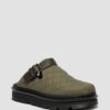 Zebzag Gesteppte Canvas-Slingback-Platform-Pantoletten