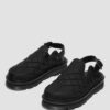 Zebzag Gesteppte Canvas-Slingback-Platform-Pantoletten