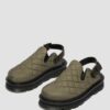 Zebzag Gesteppte Canvas-Slingback-Platform-Pantoletten