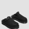 Zebzag Gesteppte Canvas-Slingback-Platform-Pantoletten