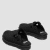 Zebzag Gesteppte Canvas-Slingback-Platform-Pantoletten