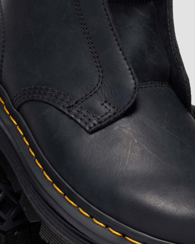 Zebzag Laceless Slip On Lederstiefel