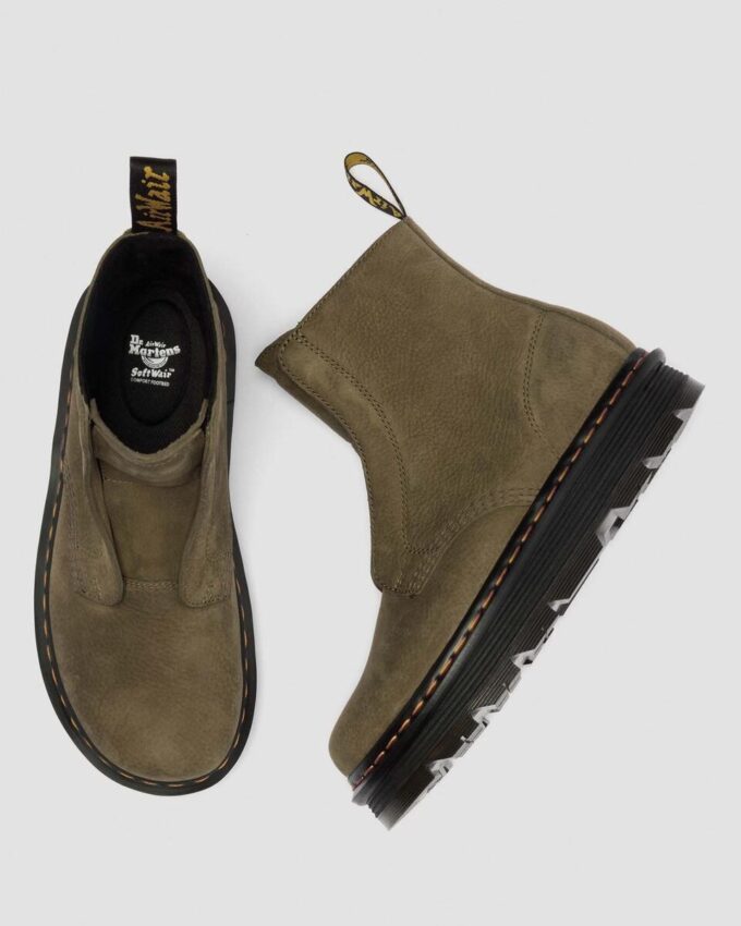 ZEBZAG LACELESS Slip On Nubuck Boots ZEBZAG LACELESS Slip On Nubuck Boots