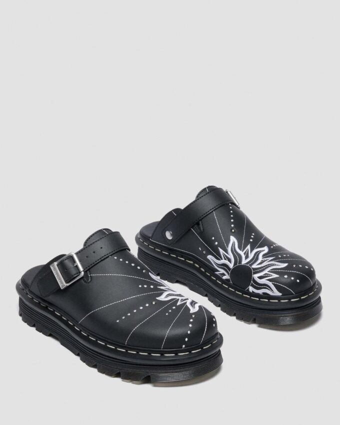 ZEBZAG MULE SOLAR FLARE Slipper aus recyceltem Leder ZEBZAG MULE SOLAR FLARE Slipper aus recyceltem Leder