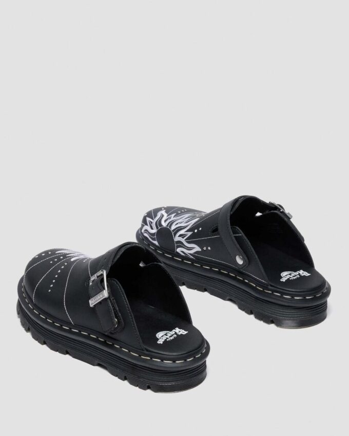 ZEBZAG MULE SOLAR FLARE Slipper aus recyceltem Leder ZEBZAG MULE SOLAR FLARE Slipper aus recyceltem Leder