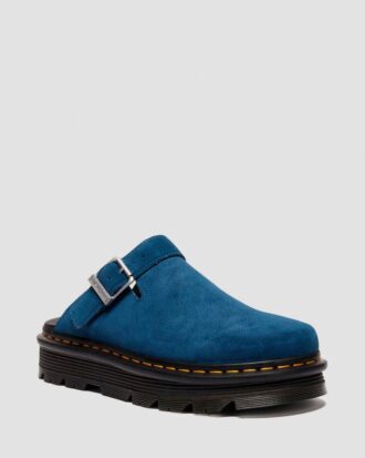 Zebzag Wildleder-Slingback-Platform-Pantoletten Zebzag Wildleder-Slingback-Platform-Pantoletten