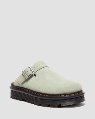 Zebzag Wildleder-Slingback-Platform-Pantoletten Zebzag Wildleder-Slingback-Platform-Pantoletten