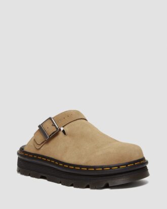 Zebzag Wildleder-Slingback-Platform-Pantoletten Zebzag Wildleder-Slingback-Platform-Pantoletten