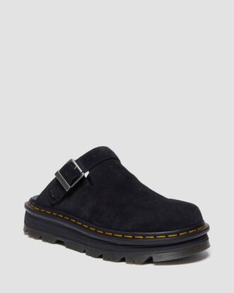 Zebzag Wildleder-Slingback-Platform-Pantoletten Zebzag Wildleder-Slingback-Platform-Pantoletten