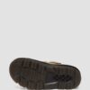 Zebzag Wildleder-Slingback-Platform-Pantoletten