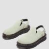 Zebzag Wildleder-Slingback-Platform-Pantoletten