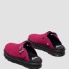 Zebzag Wildleder-Slingback-Platform-Pantoletten