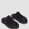 Zebzag Wildleder-Slingback-Platform-Pantoletten