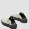Zebzag Wildleder-Slingback-Platform-Pantoletten