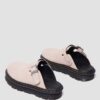 Zebzag Wildleder-Slingback-Platform-Pantoletten