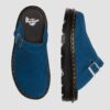 Zebzag Wildleder-Slingback-Platform-Pantoletten