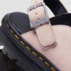 Zebzag Wildleder-Slingback-Platform-Pantoletten